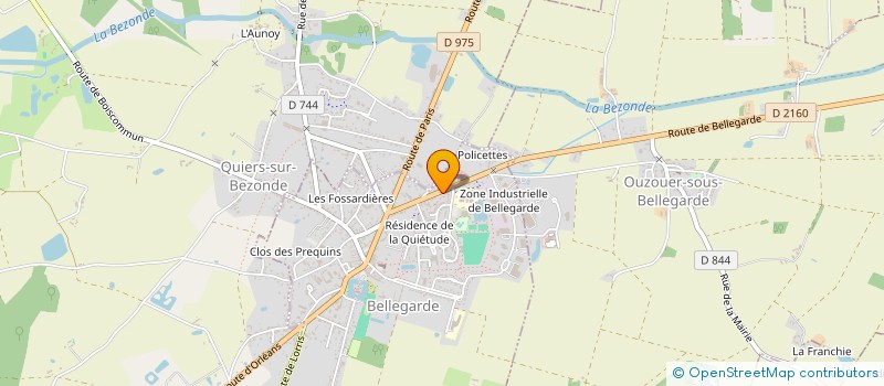 localisation de l'entreprise MADAME CELINE RIBES à BELLEGARDE