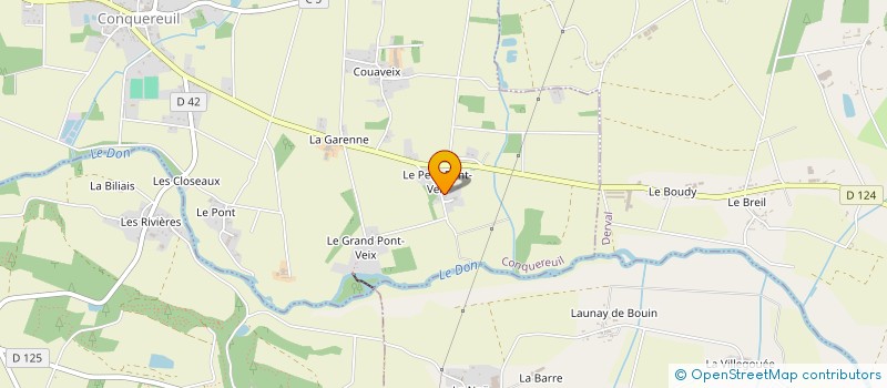 localisation de l'entreprise MADAME CELINE RIBOT  CONQUEREUIL