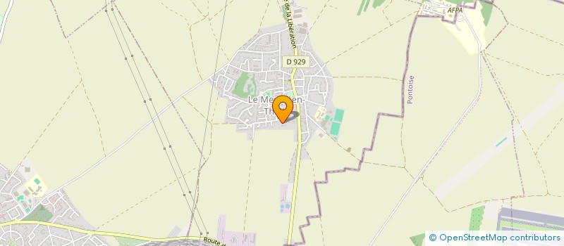 localisation de l'entreprise MADAME CELINE RICCIONI  LE MESNIL-EN-THELLE