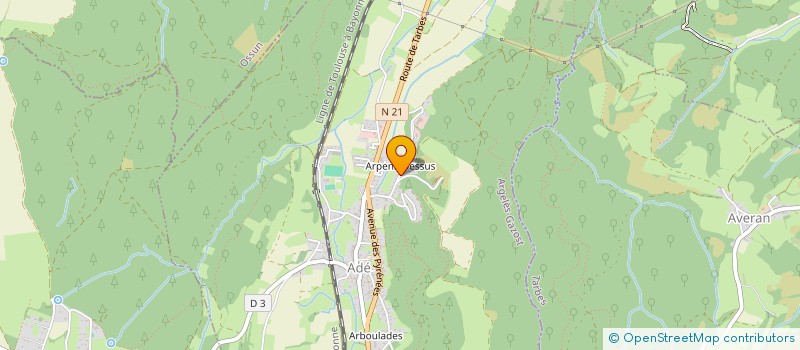 localisation de l'entreprise MADAME CELINE RICHARD  ADE