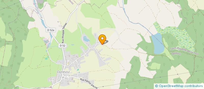 localisation de l'entreprise MADAME CELINE RICHARD  OPTEVOZ