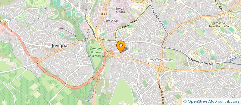 localisation de l'entreprise MADAME CELINE RICHERT à MONTPELLIER