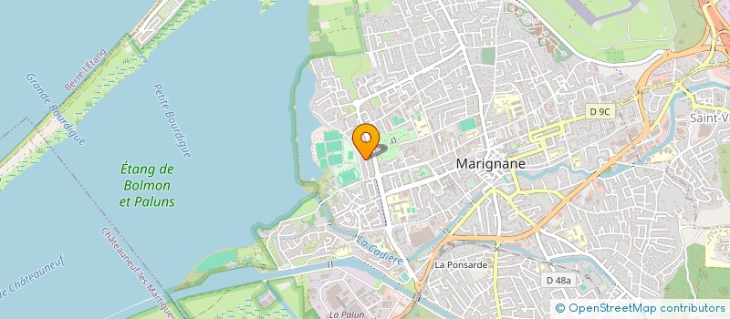 localisation de l'entreprise MADAME CELINE RICO  MARIGNANE