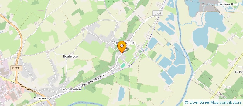 localisation de l'entreprise MADAME CELINE RICOSSAY  MONTVAL-SUR-LOIR