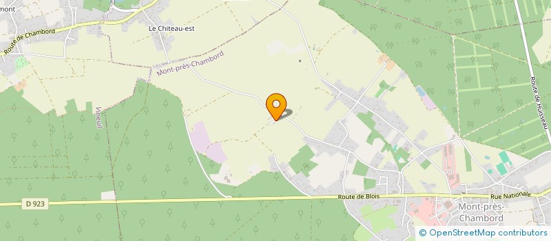 localisation de l'entreprise MADAME CELINE RICOU  MONT-PRES-CHAMBORD