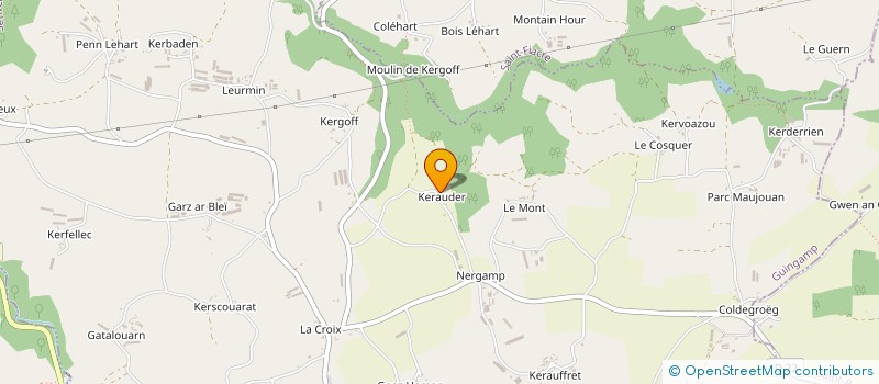 localisation de l'entreprise MADAME CELINE RIGAUD  SENVEN-LEHART