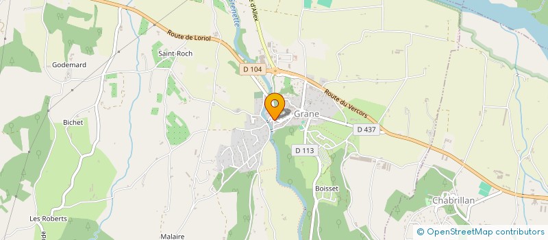 localisation de l'entreprise MADAME CELINE RIOU  CHABRILLAN