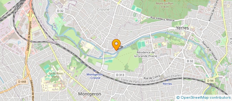 localisation de l'entreprise MADAME CELINE RIOUX  YERRES