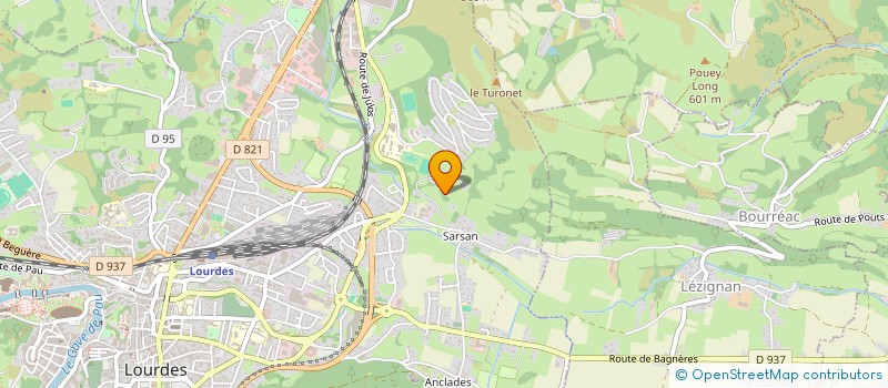 localisation de l'entreprise MADAME CELINE RITTER  LOURDES