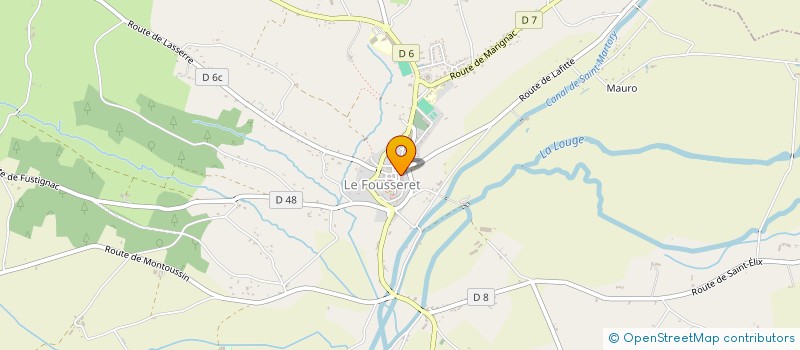 localisation de l'entreprise MADAME CELINE RIVAT  MARIGNAC-LASCLARES