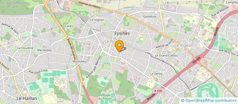 localisation de l'entreprise MADAME CELINE ROBERT  EYSINES