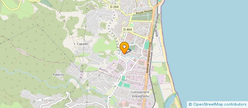 localisation de l'entreprise MADAME CELINE ROBILLIART à BASTIA