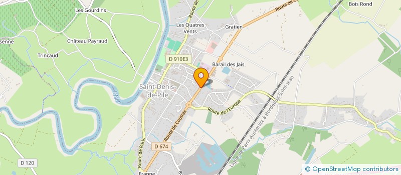 localisation de l'entreprise MADAME CELINE ROBINET  SAINT-DENIS-DE-PILE