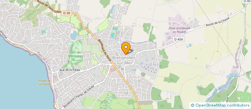 localisation de l'entreprise MADAME CELINE ROCHARD à BREM-SUR-MER