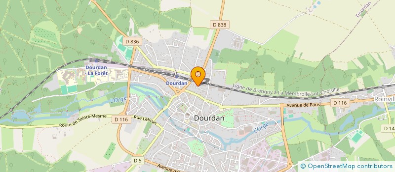 localisation de l'entreprise MADAME CELINE ROCHEPEAU  DOURDAN