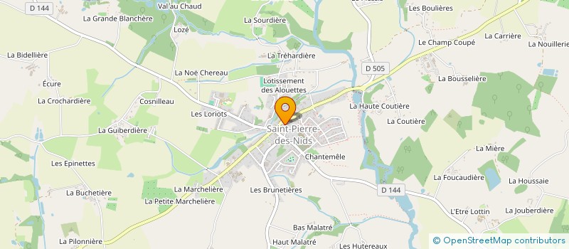 localisation de l'entreprise MADAME CELINE ROCHERON  SAINT-PIERRE-DES-NIDS