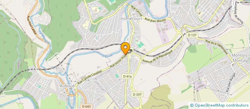 localisation de l'entreprise MADAME CELINE RODIER  HOMECOURT