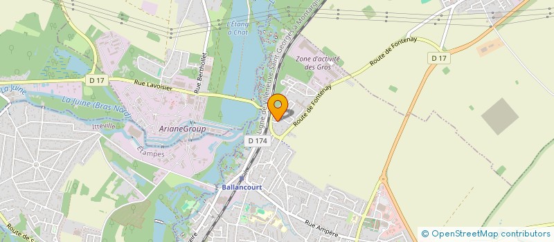 localisation de l'entreprise MADAME CELINE RODRIGUES  BALLANCOURT-SUR-ESSONNE