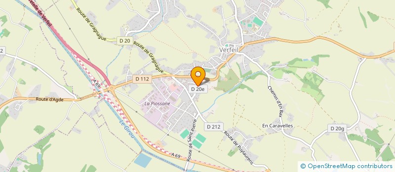 localisation de l'entreprise MADAME CELINE RODRIGUES MARTINS  SAUSSENS