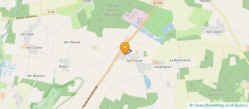 localisation de l'entreprise MADAME CELINE RODRIGUEZ à HERBIGNAC