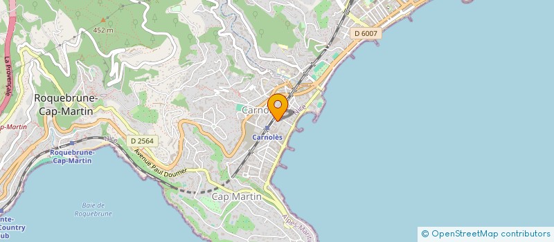 localisation de l'entreprise MADAME CELINE RODRIGUEZ à ROQUEBRUNE-CAP-MARTIN