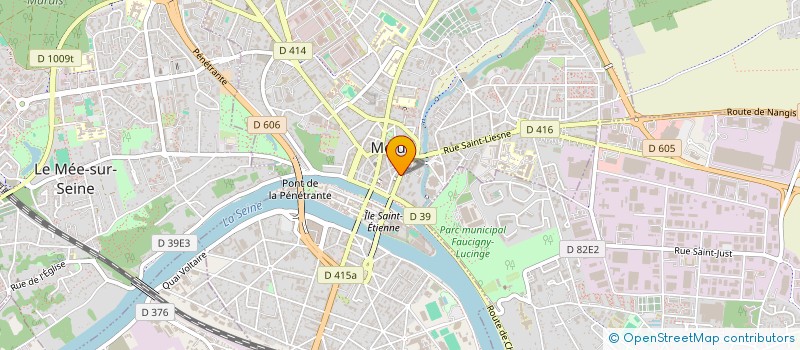 localisation de l'entreprise MADAME CELINE ROGER à MELUN