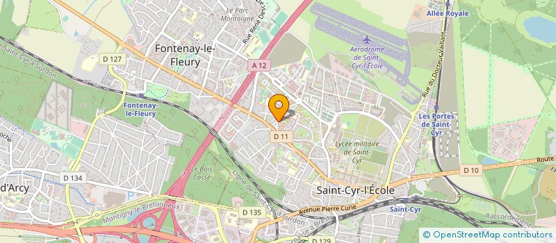 localisation de l'entreprise MADAME CELINE ROGER  SAINT-CYR-L'ECOLE