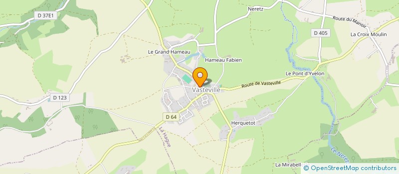 localisation de l'entreprise MADAME CELINE ROLLAN  SAINT-PIERRE-EGLISE