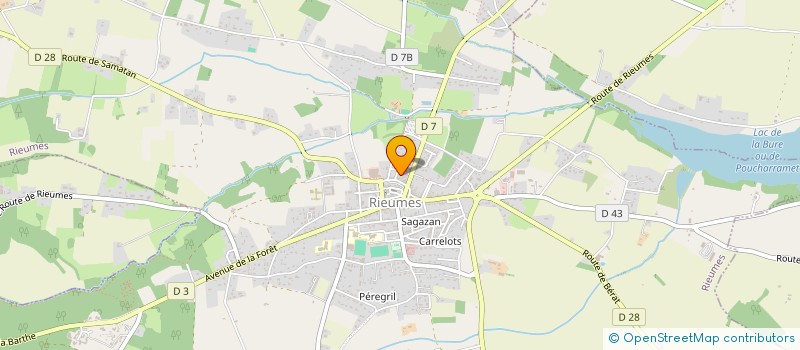 localisation de l'entreprise MADAME CELINE ROLLAND  RIEUMES