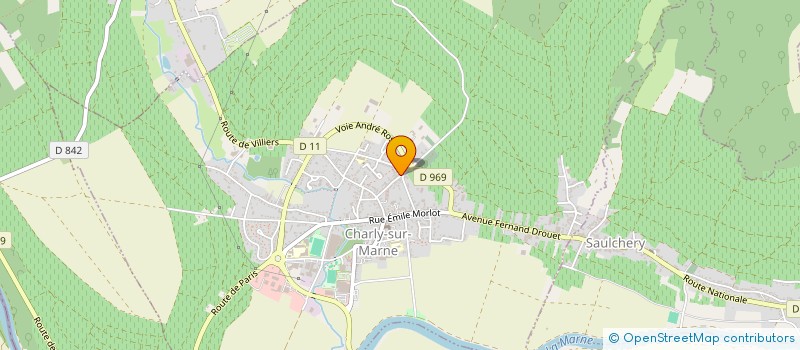 localisation de l'entreprise MADAME CELINE ROMELOT  CHATEAU-THIERRY