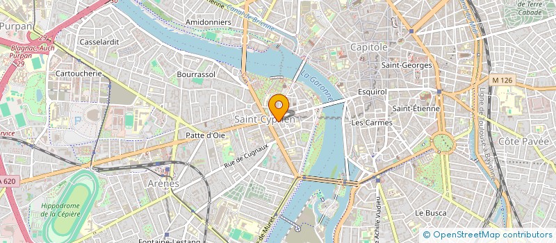 localisation de l'entreprise MADAME CELINE ROMERO à TOULOUSE
