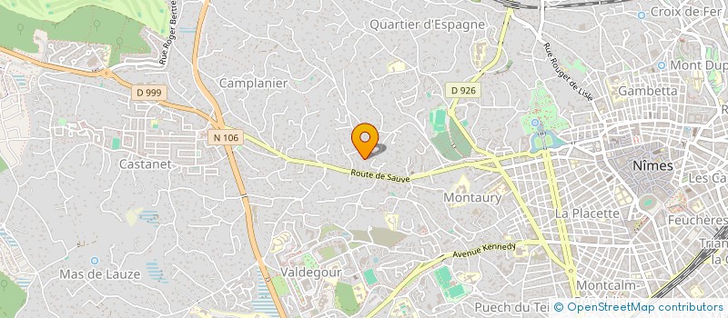 localisation de l'entreprise MADAME CELINE ROMERO  NIMES