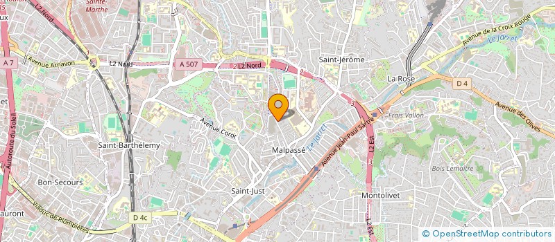 localisation de l'entreprise MADAME CELINE ROMERO  MARSEILLE