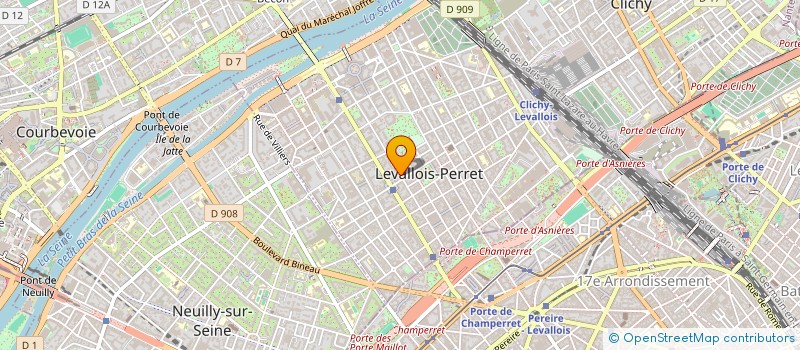 localisation de l'entreprise MADAME CELINE RONCHIN à LEVALLOIS-PERRET