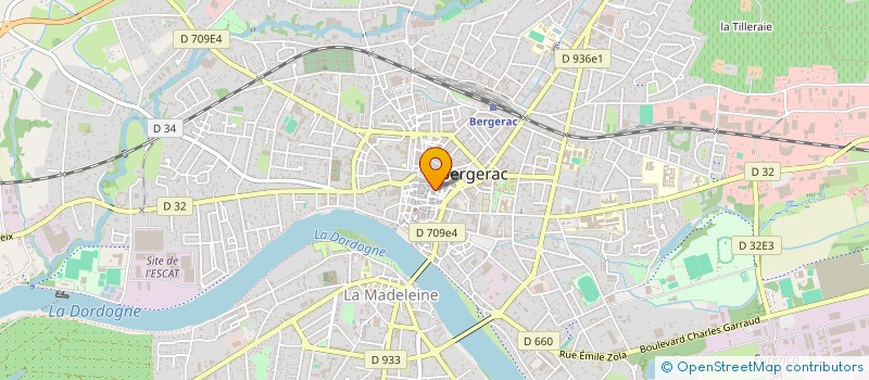 localisation de l'entreprise MADAME CELINE RONDEAU à BERGERAC
