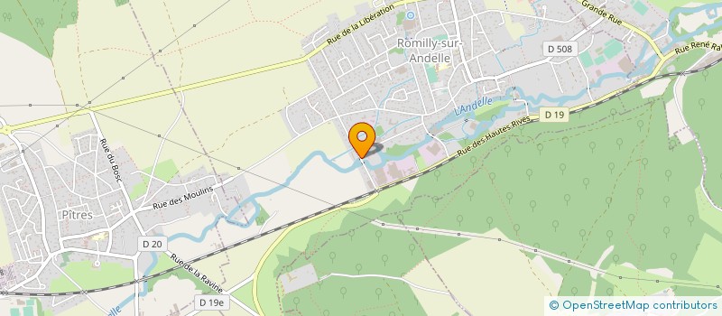 localisation de l'entreprise MADAME CELINE ROSSIGNOL  ROMILLY-SUR-ANDELLE