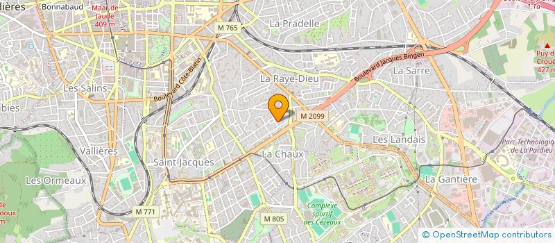 localisation de l'entreprise MADAME CELINE ROSSIGNOL-ORIONOT à CLERMONT-FERRAND