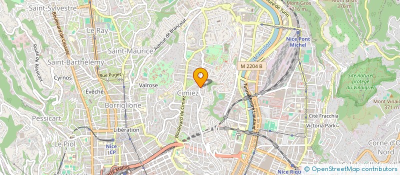 localisation de l'entreprise MADAME CELINE ROSTAGNI à NICE