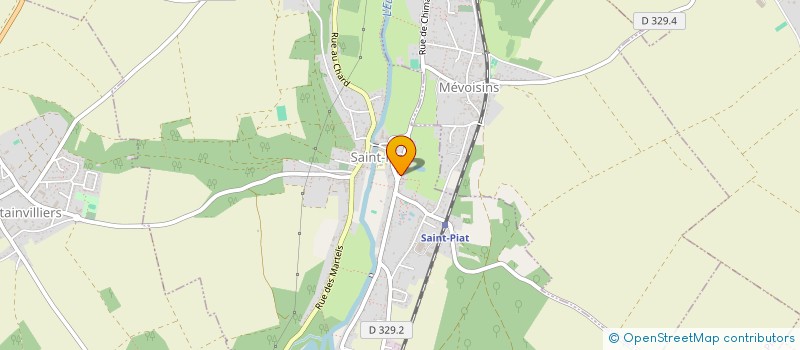 localisation de l'entreprise MADAME CELINE ROTHIER à SAINT-PIAT