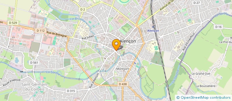localisation de l'entreprise MADAME CELINE ROUALDES à ALENCON