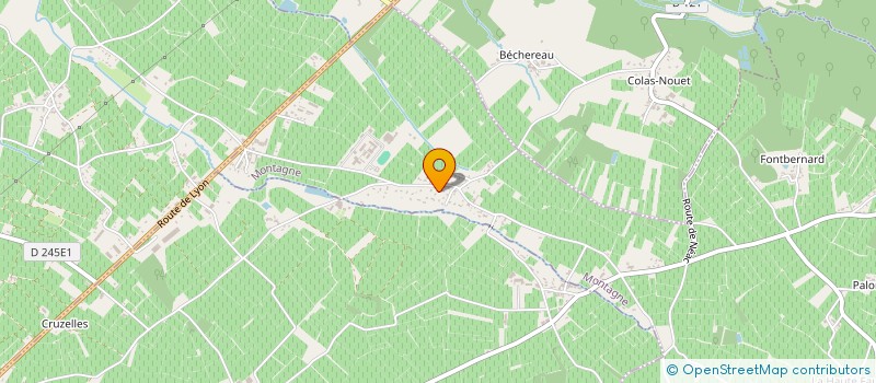 localisation de l'entreprise MADAME CELINE ROUCHOU à LIBOURNE