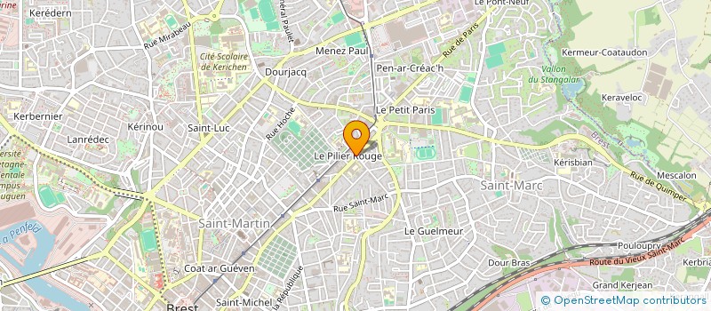 localisation de l'entreprise MADAME CELINE ROUDAUT à BREST