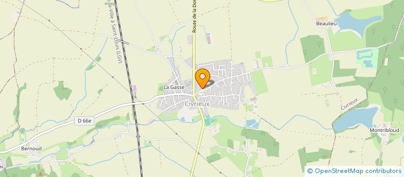 localisation de l'entreprise MADAME CELINE ROUDIL à CIVRIEUX