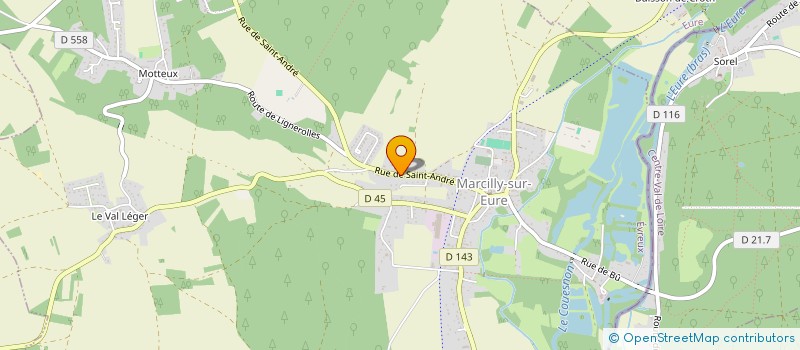 localisation de l'entreprise MADAME CELINE ROUGET à MARCILLY-SUR-EURE