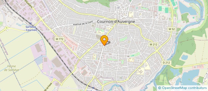 localisation de l'entreprise MADAME CELINE ROUGIER  COURNON-D'AUVERGNE