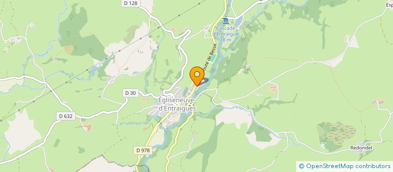 localisation de l'entreprise MADAME CELINE ROUMY  EGLISENEUVE-D'ENTRAIGUES