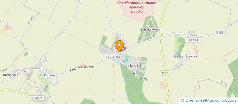 localisation de l'entreprise MADAME CELINE ROUQUIE à FAVIERES