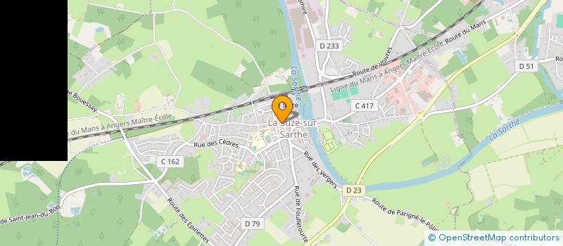 localisation de l'entreprise MADAME CELINE ROUSSEAU  LA SUZE-SUR-SARTHE