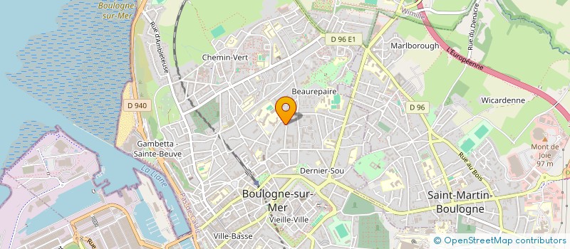 localisation de l'entreprise MADAME CELINE ROUSSEAU à BOULOGNE-SUR-MER