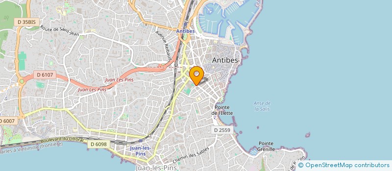 localisation de l'entreprise MADAME CELINE ROUSSEAUX à ANTIBES
